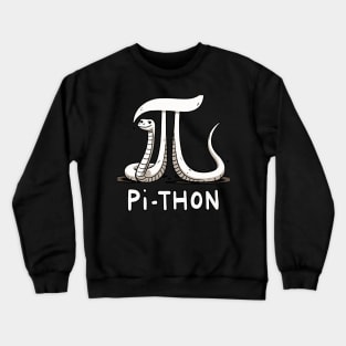 Pi-Thon Pi Python (Back Print) Crewneck Sweatshirt